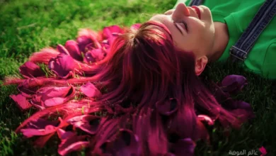 حنه الشعر مع الكركديه