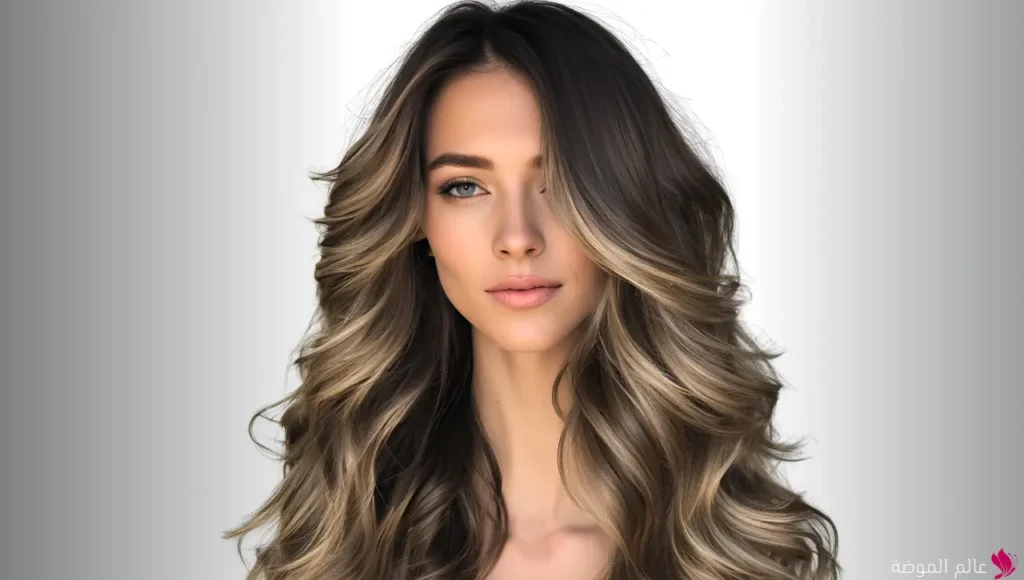 تسريحة الشعر المدرج الطويل (Layered Long Hair)