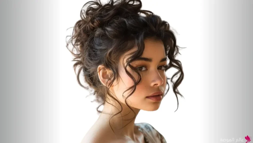 تسريحة الشعر المرفوع (Updo)