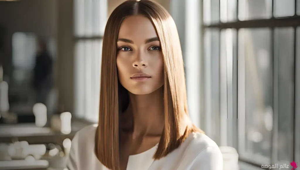  تسريحة الشعر المستقيم (Straight Hair)
