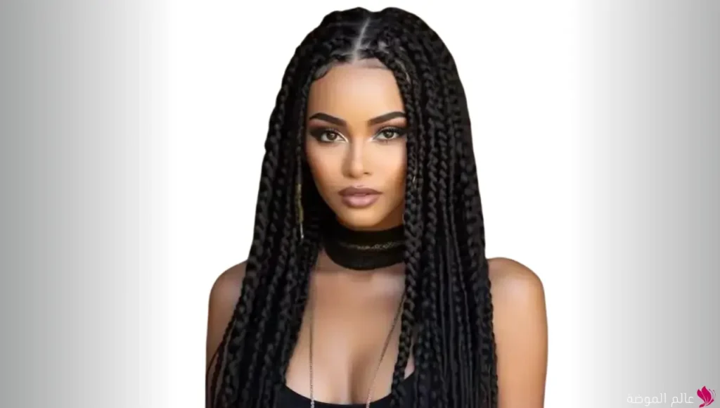 تسريحة الضفائر الصندوقية (Box Braids)
