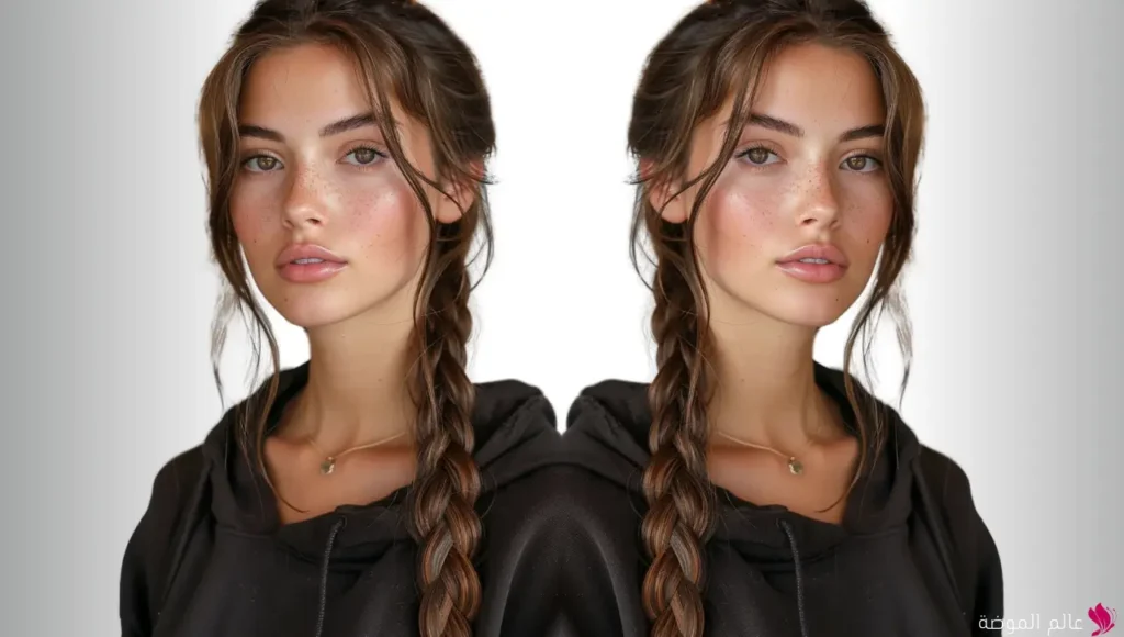 تسريحة الضفائر الفرنسية (French Braid)