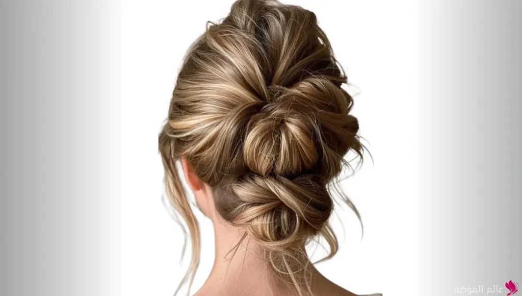  تسريحة الكعكة الضخمة (Voluminous Bun)
