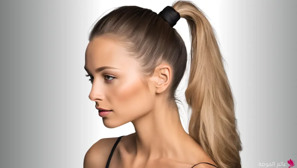 تسريحة ذيل الحصان المرتفع (High Ponytail)
