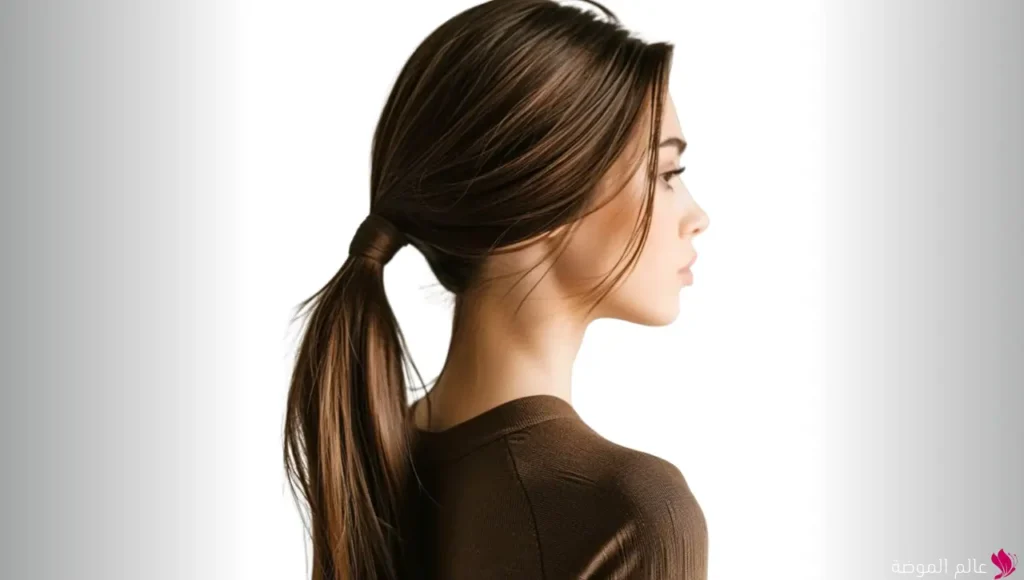 تسريحة ذيل الحصان المنخفض (Low Ponytail)