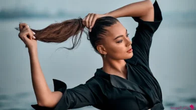 تسريحة ذيل الحصان ponytail