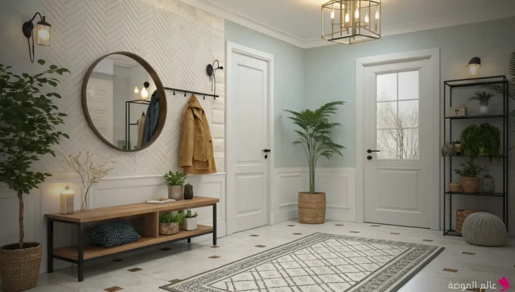 نصائح لتصميم ديكور مدخل البيت الداخلي