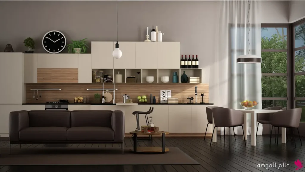 أهمية استغلال المساحة في تصميم مطبخ امريكي أهمية استغلال المساحة في تصميم مطبخ امريكي