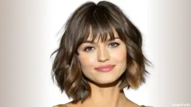 قصات شعر للوجه الدائري