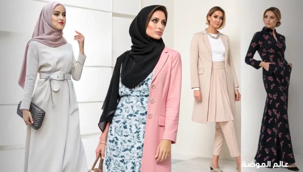 إطلالات المرأة العصرية المحافظة إطلالات المرأة العصرية المحافظة