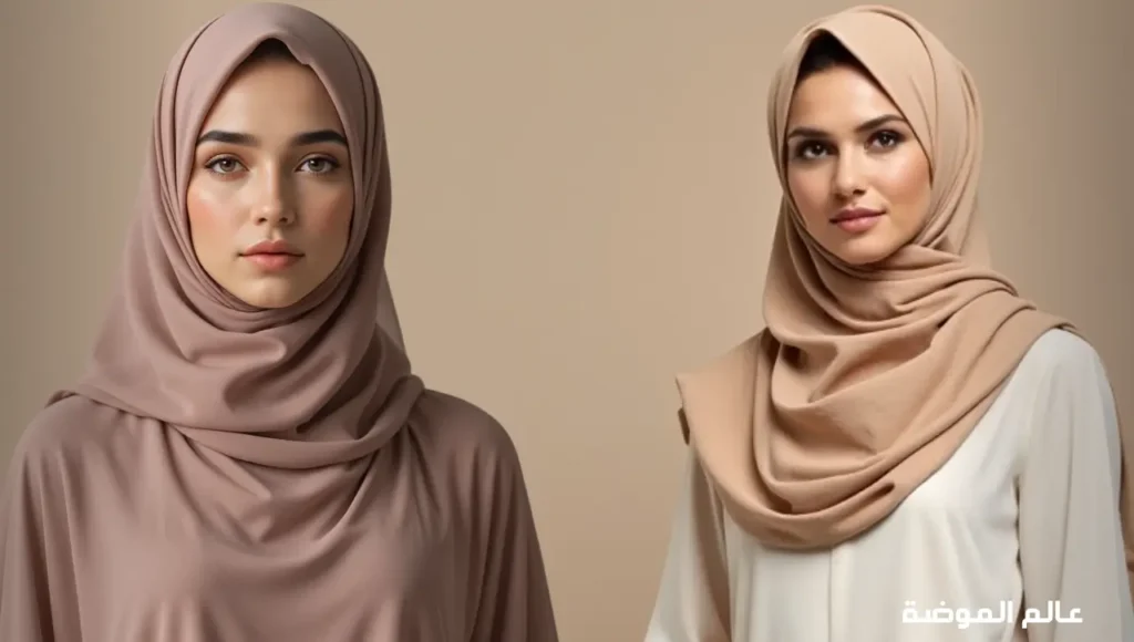 طرق تنسيق العبايات الملونة مع الطرح لزيادة أناقة الإطلالة طرق تنسيق العبايات الملونة مع الطرح لزيادة أناقة الإطلالة