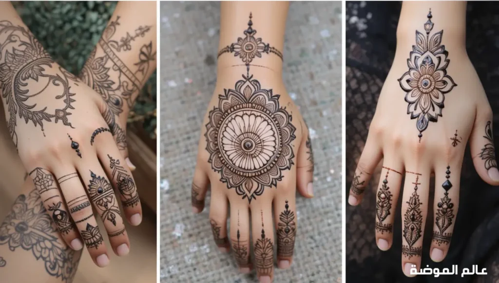 أنواع نقوش الحناء حول العالم تصاميم تراثية وعصرية أنواع نقوش الحناء حول العالم بأجمل التصاميم