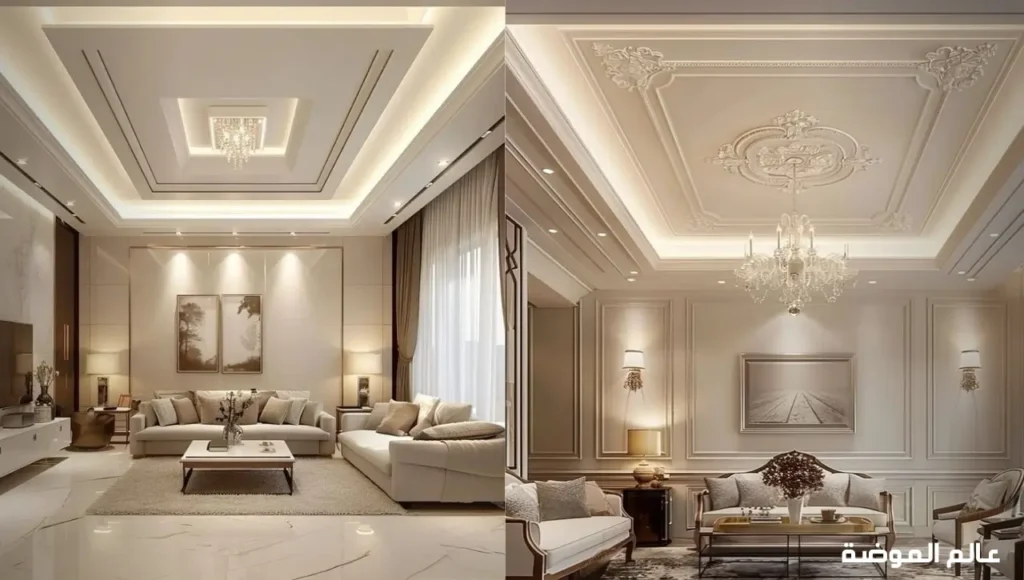 تصميم ثلاثي الأبعاد للجدار باستخدام الجبس يضيف عمقاً وحيوية للمساحة الداخلية ألواح جبس ثلاثية الأبعاد تحول الجدار لتحفة فنية