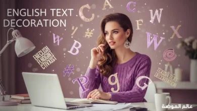 زخرفة انجليزي لتحويل النصوص والأسماء بشكل رائع