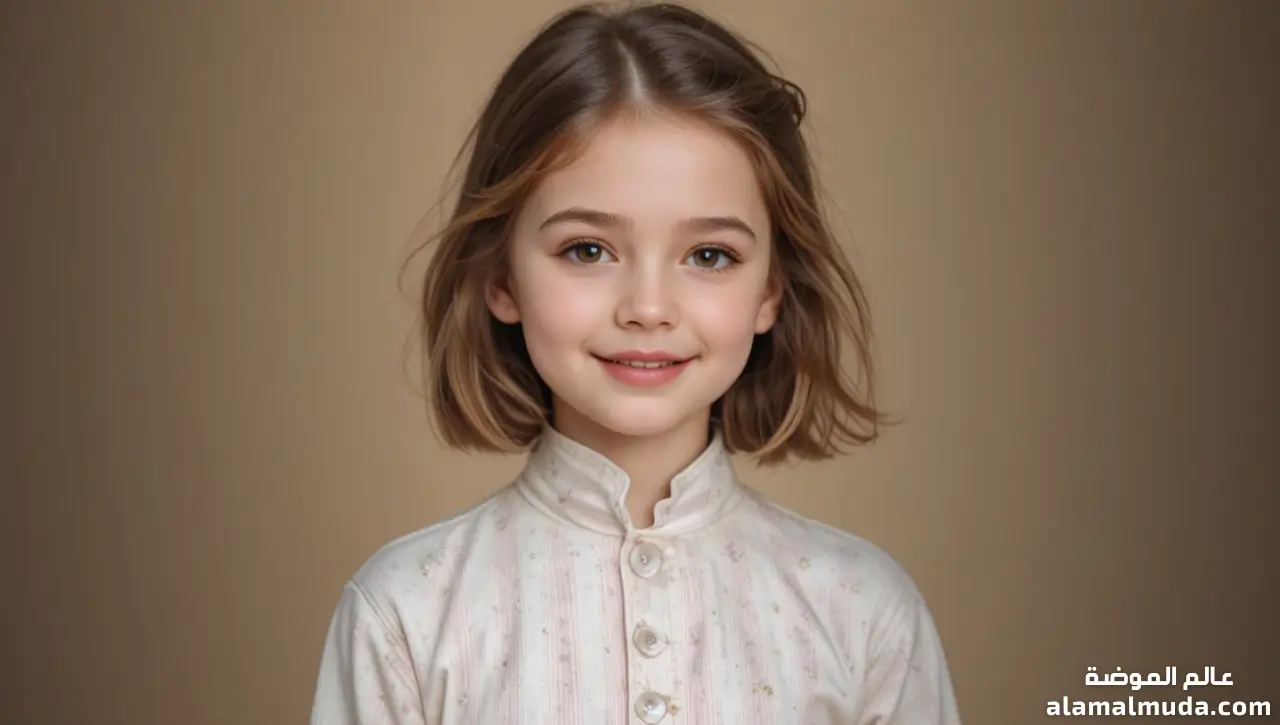 قصات شعر اطفال بنات فرنسي