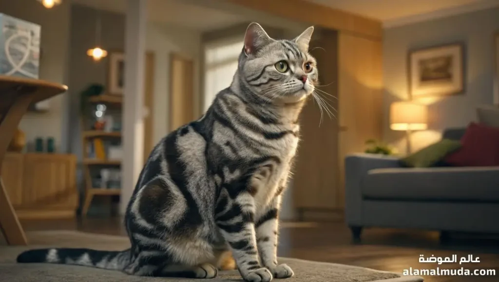 القط الأمريكي قصير الشعر American Shorthair: قوي وذكي ومثالي للعائلة القط الأمريكي American Shorthair بفراء قصير وكثيف متعدد الألوان