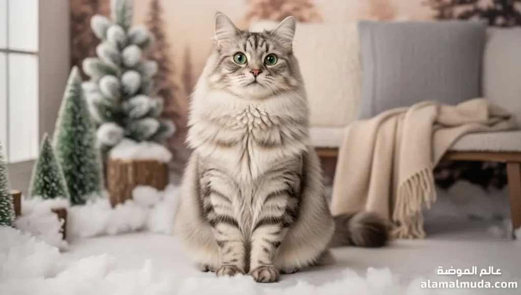 القط السيبيري Siberian Cat: ذكي ومرح بفراء كثيف مقاوم للبرد القط السيبيري Siberian Cat بفراء كثيف وعيون كبيرة