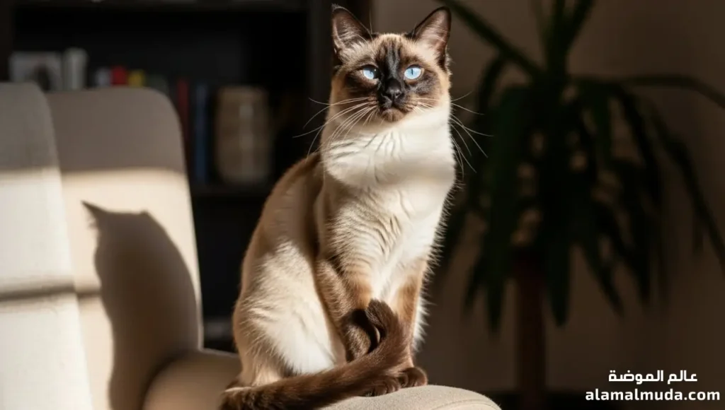 القط بالينيز Balinese Cat: رشيق وذكي ومثالي للعائلة والأطفال القط بالينيز Balinese Cat بفراء شبه طويل ونشيط وودود