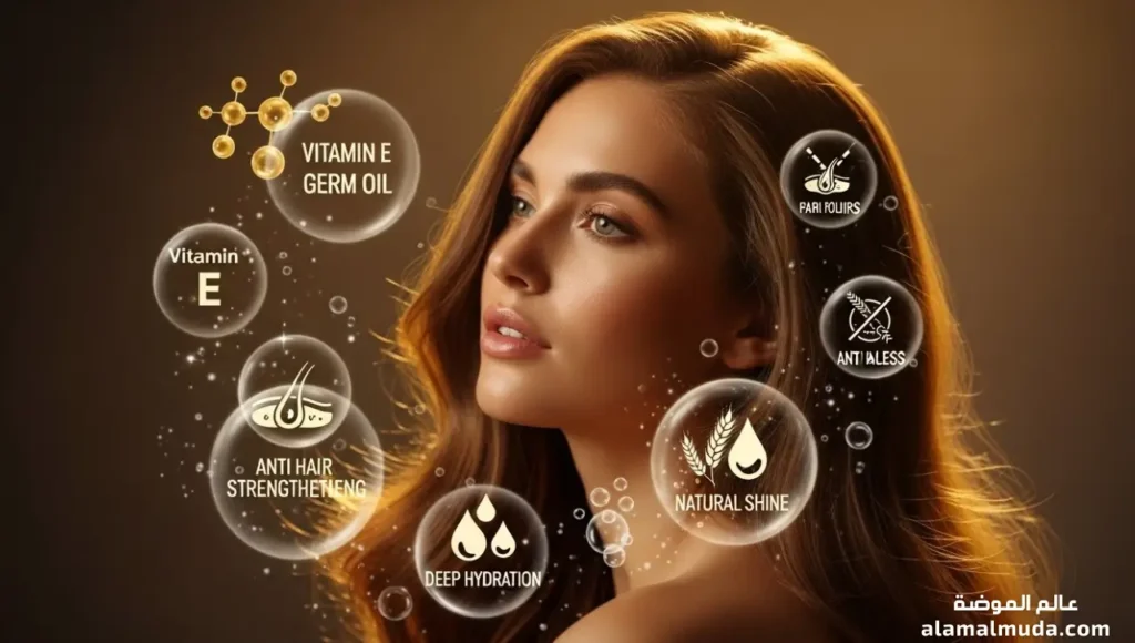 اكتشفي أهم فوائد زيت جنين القمح للشعر الصحي