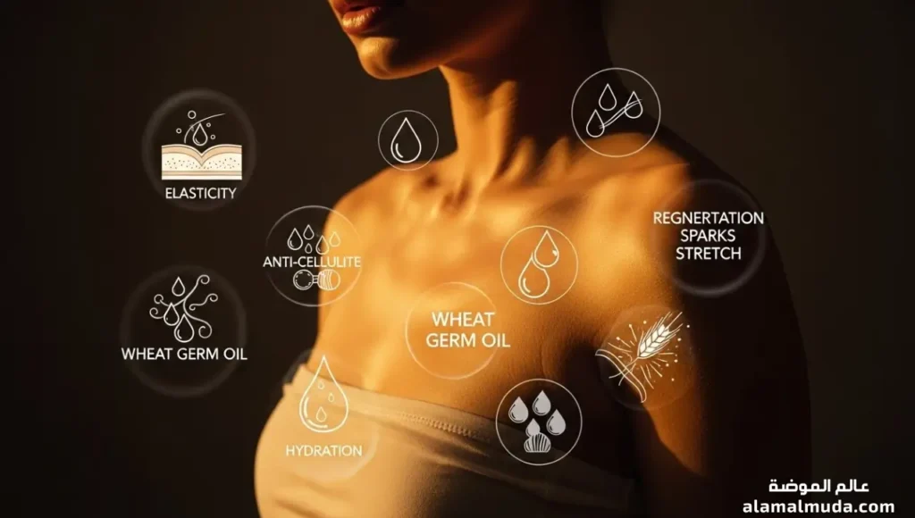 تعرف على أهم فوائد زيت جنين القمح لبشرة الجسم