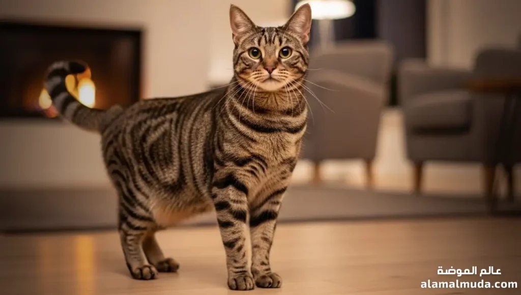 قط أمريكان بوبتيل American Bobtail: قط نشيط بذيل قصير انواع القطط: دليل كامل لأجمل سلالات القطط-قط أمريكان بوبتيل American Bobtail بذيل قصير مميز