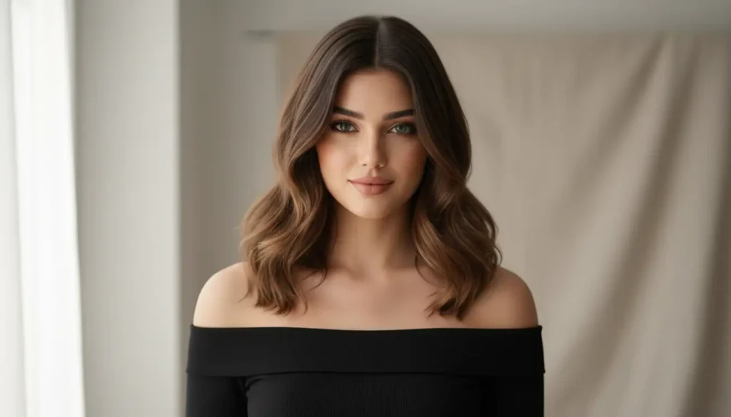 قصات الشعر المموج تضيف حجم ونعومة للوجه المربع