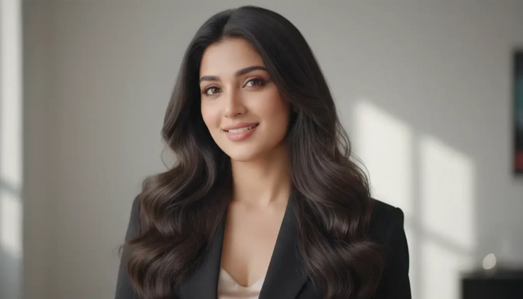 قصات الشعر مع طبقات طويلة لتوازن شكل الوجه