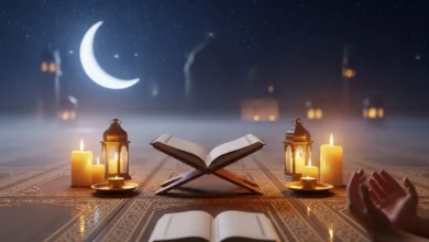 ادعيه رمضان بجو روحاني ومسجد ليلي
