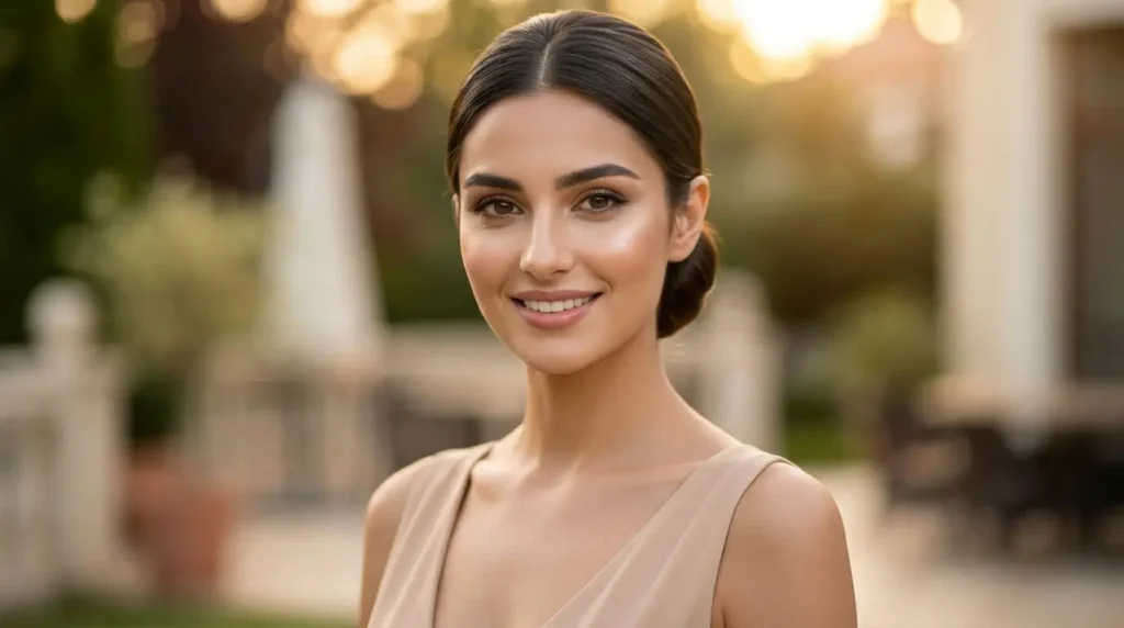 الكعكة المنخفضة الكلاسيكية: تسريحة فاخرة للشعر الطويل تسريحة كعكة منخفضة للشعر الطويل بأسلوب كلاسيكي أنيق