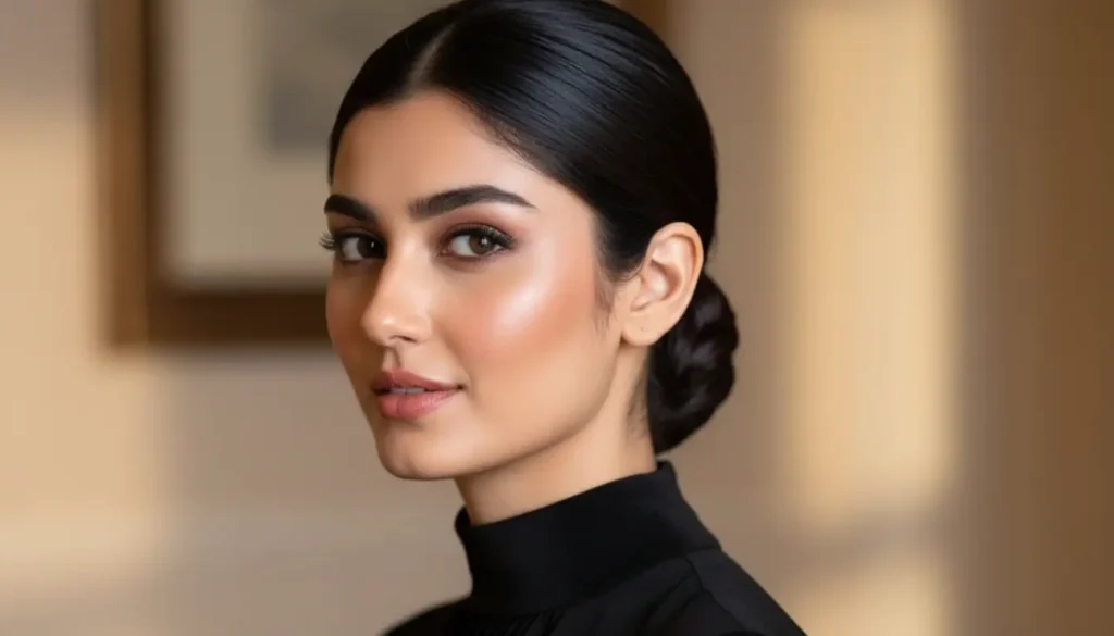 تسريحات شعر ناعمة للسهرات: الكعكة المنخفضة للشعر القصير تسريحات شعر ناعمة للسهرات مع كعكة منخفضة للشعر القصير