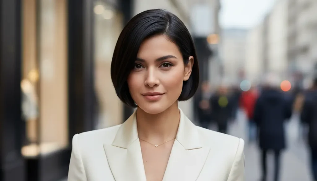 الكاريه الفرنسي الأنيق للوجه البيضاوي بتفاصيل دقيقة