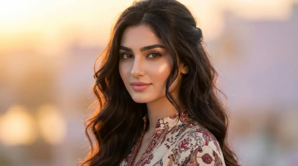 تسريحة نصف رفعة مع تموجات لإطلالة رومانسية تسريحة نصف رفعة مع تموجات ناعمة للسهرات