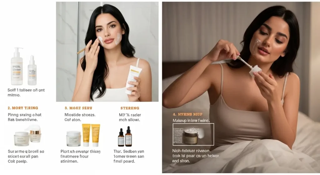 أفضل روتين يومي للعناية بالبشرة صباحًا ومساءً