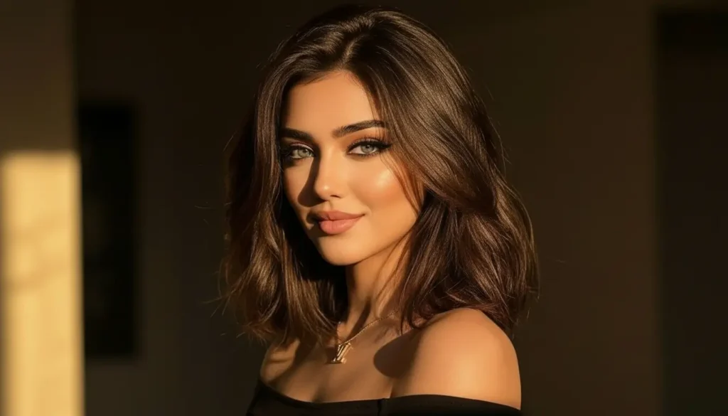 لوب طويل للشعر يطيل الرقبة ويبرز ملامح الوجه