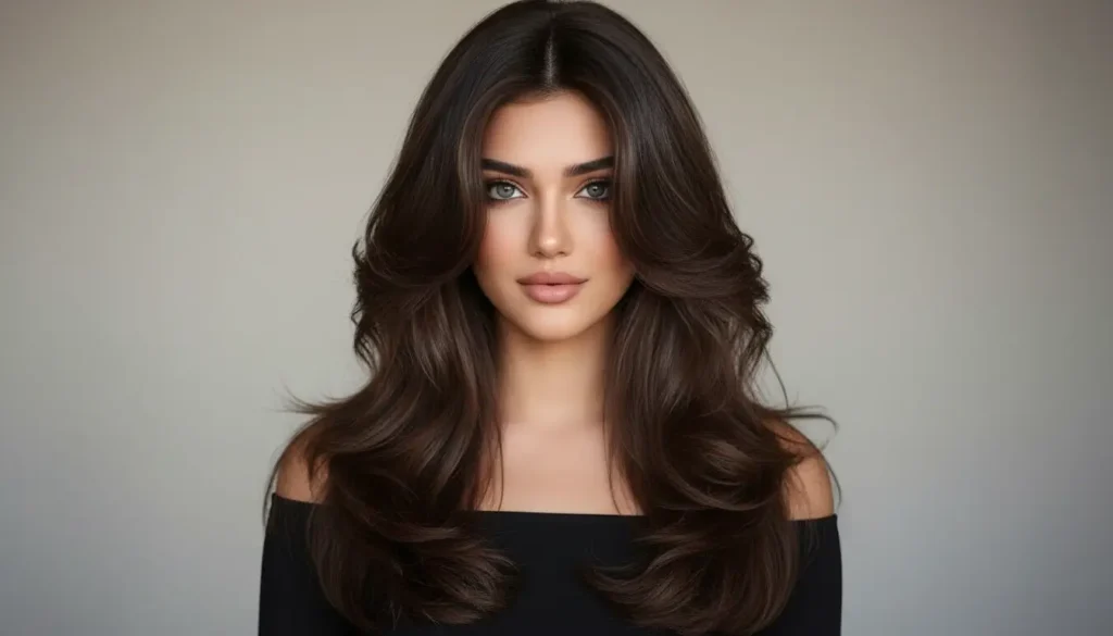 قصة فراشة بطبقات طويلة تعطي حركة وحجم للشعر