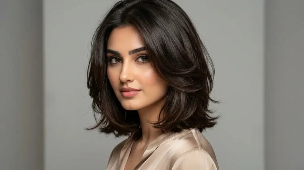 كاريه بطبقات متعددة يخفف كثافة الشعر الثقيل