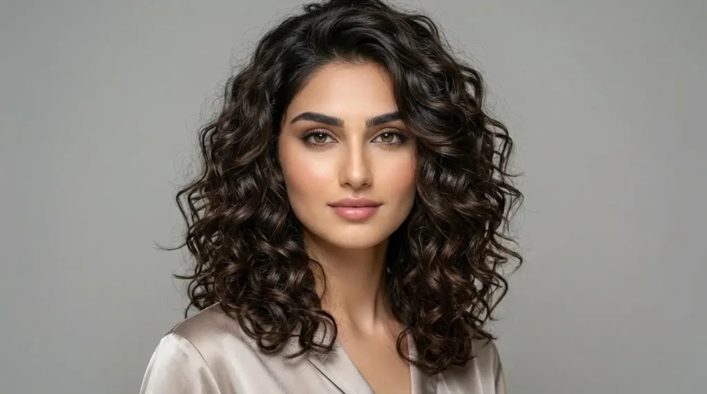 طبقات للشعر الكيرلي تمنح تجعيدات منظمة وجذابة