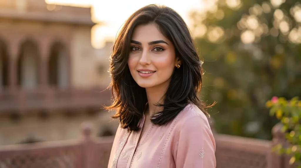 تسريحات شعر للعيد الطبقات المتدرجة لإطلالة أنيقة