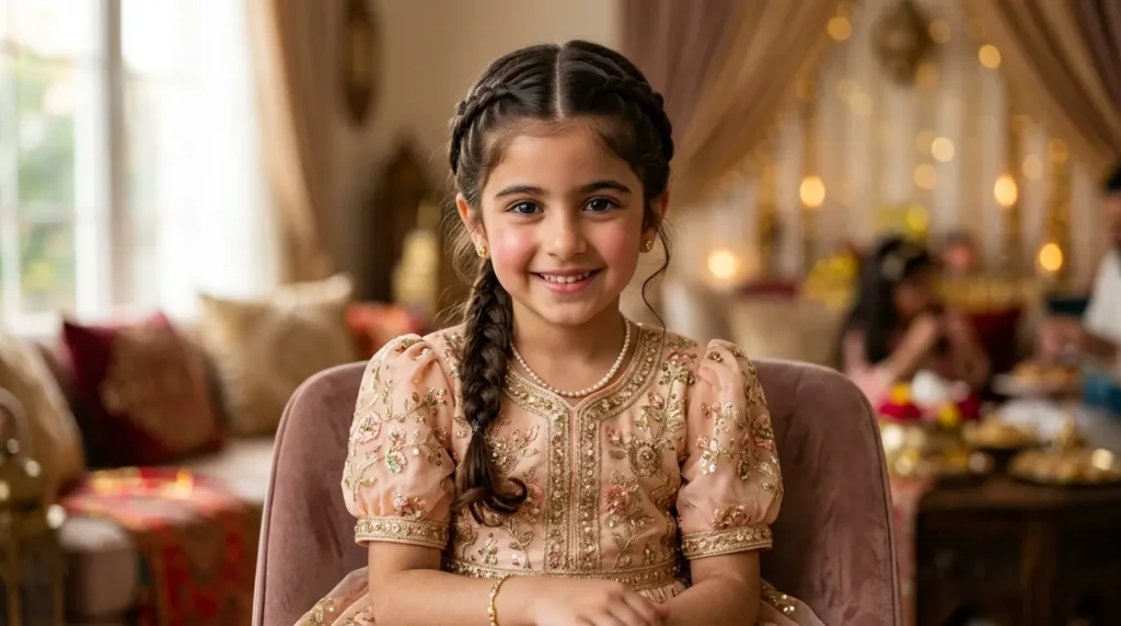 ضفائر فرنسية متقاطعة للبنوتات بخطوات سهلة