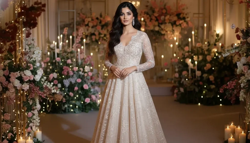 فساتين خطوبة أنيقة لإطلالة عصرية جذابة